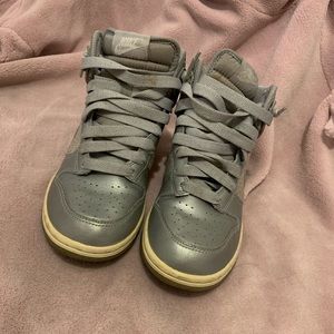 Silver Nike Dunks